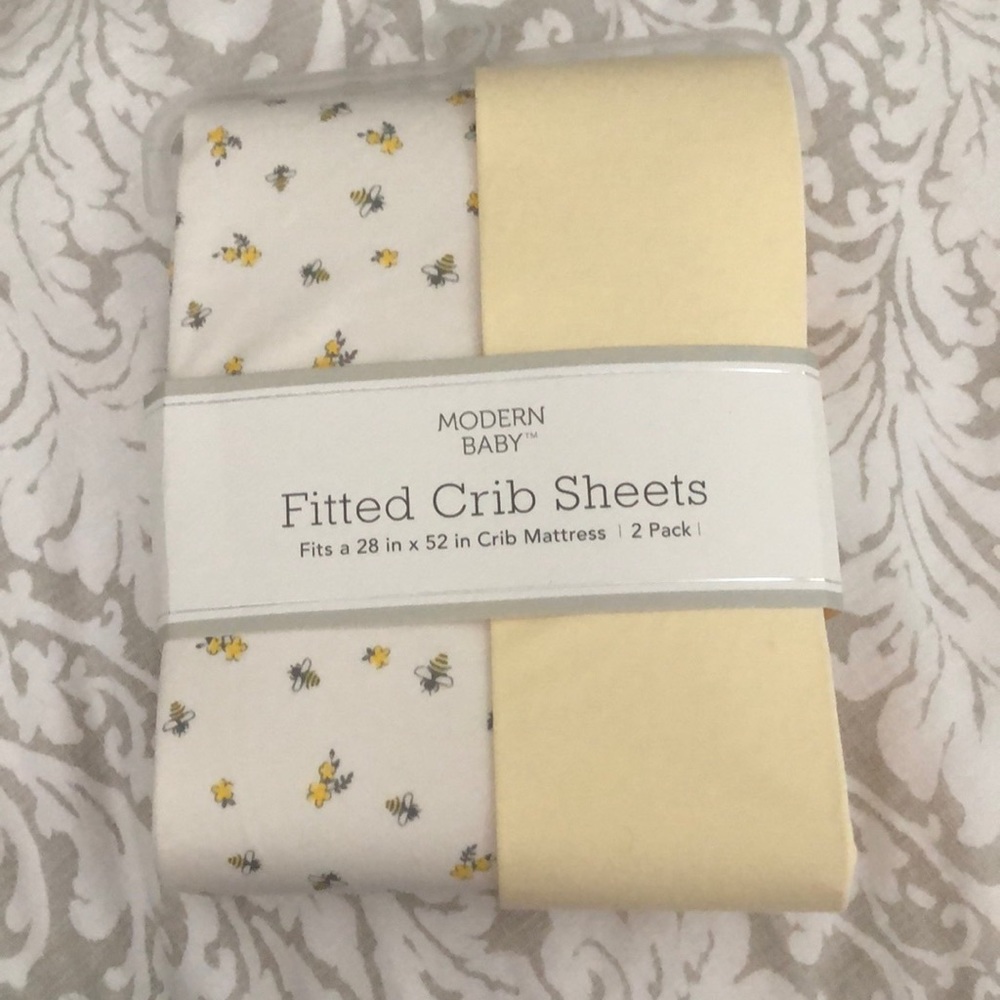 [Modern Baby] Crib Sheet Two Pack